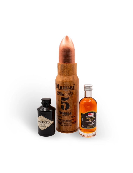 Coffret « Trio d’Exceptions – Vodka, Rhum & Gin » – 3 x 5 cl | Mignonettes