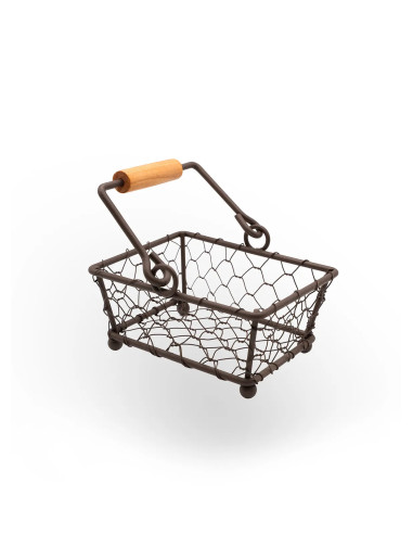 Panier en maille de fer « Esprit Campagne » | Mignonettes
