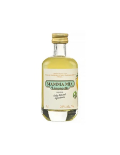 MAMMA MIA ! Limoncello 5 cl - Liqueur de Citron (24 % vol.) | Mignonettes