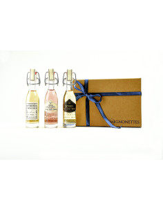 Coffret breton Fisselier – Whisky breton, Fraise de Plougastel, Hydromel – 3 x 5 cl | Mignonettes