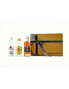 Coffret de Rhums – Bacardi Carta Blanca, Pusser’s, Havana Club | Mignonettes