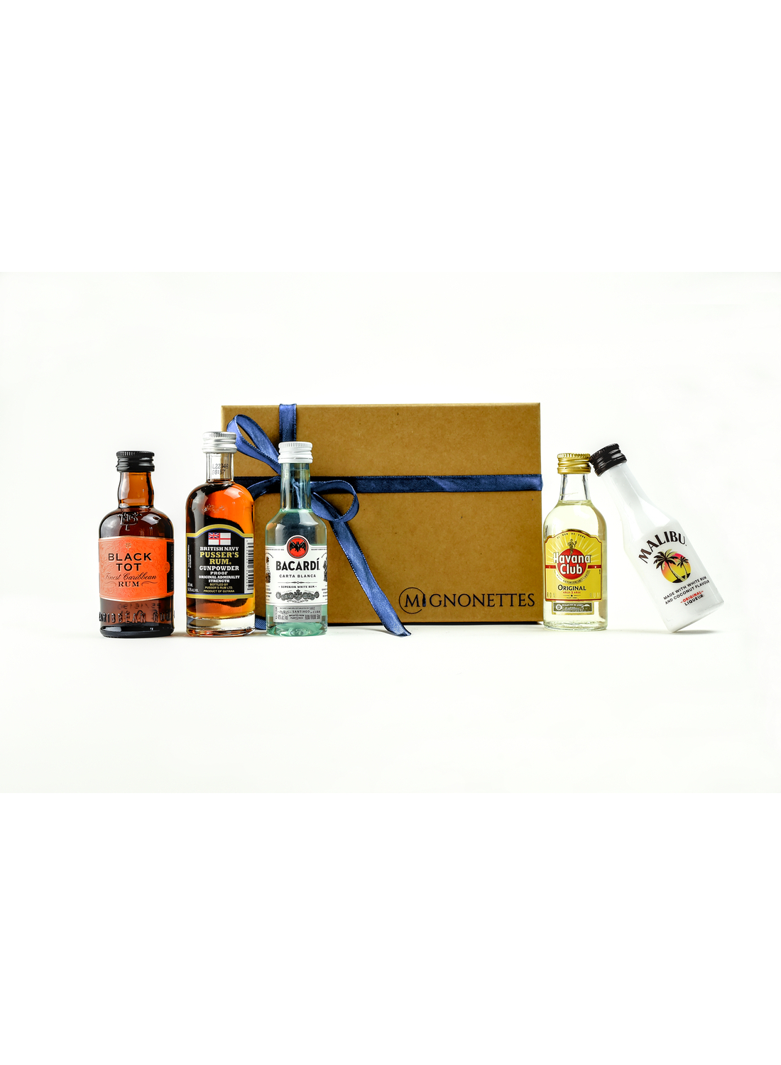 Coffret Découverte Rhum & Caraïbes 25 cl - Assortiment de rhums et liqueur de rhum (21 % vol. à 54,5 % vol.) | Mignonettes