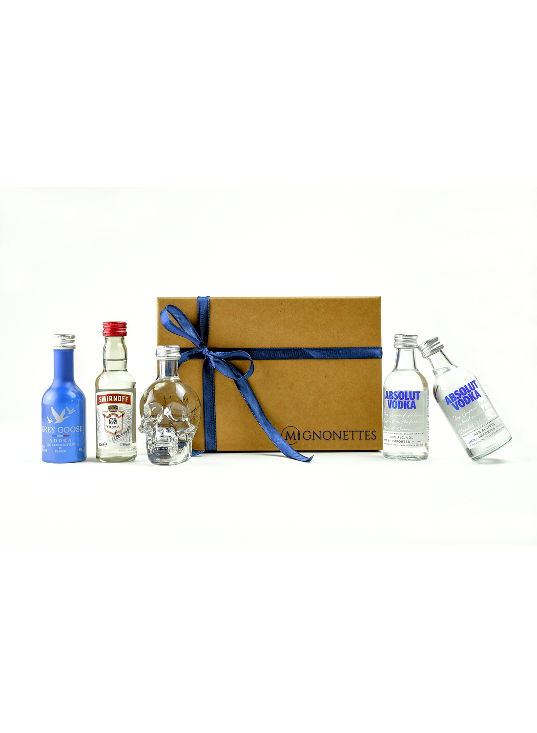 Coffret Vodka Premium 25 cl - Assortiment de vodkas (37,5 % vol. à 40 % vol.) | Mignonettes