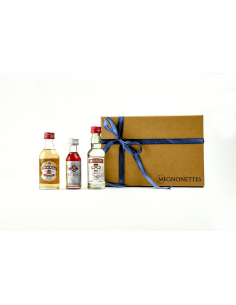 LE ROUGE 12 cl - Assortiment de liqueur, vodka et whisky (20 % vol. à 40 % vol.) | Mignonettes