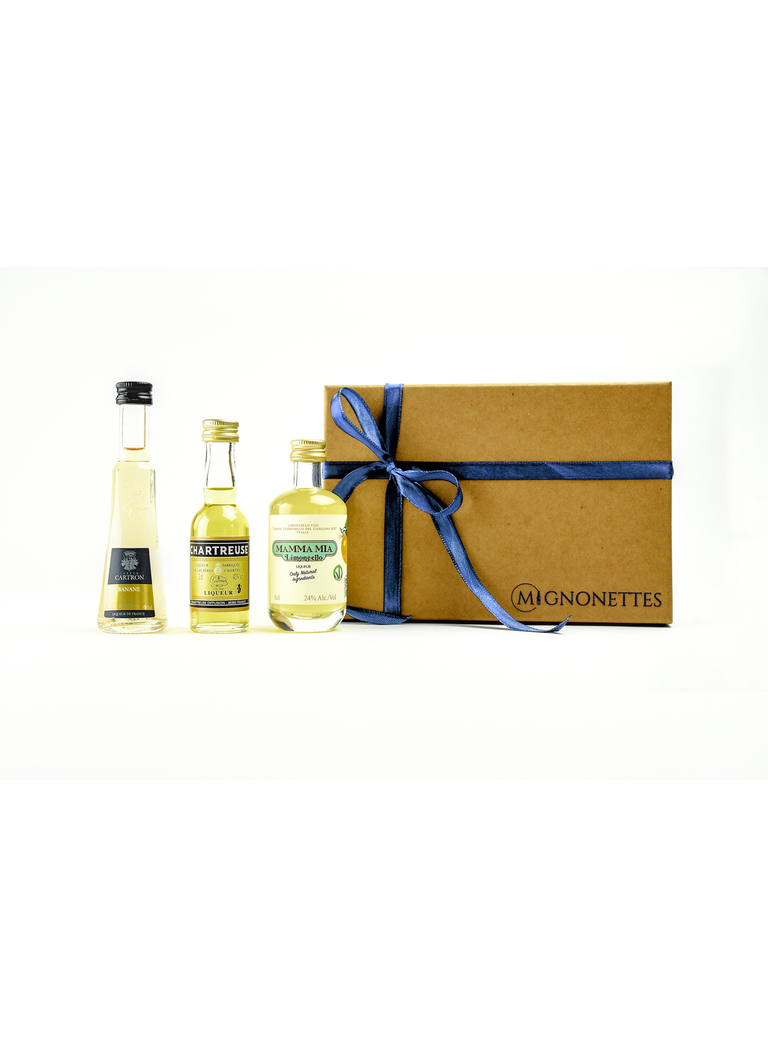 LE JAUNE 13 cl - Assortiment de liqueurs (20 % vol. à 43 % vol.) | Mignonettes