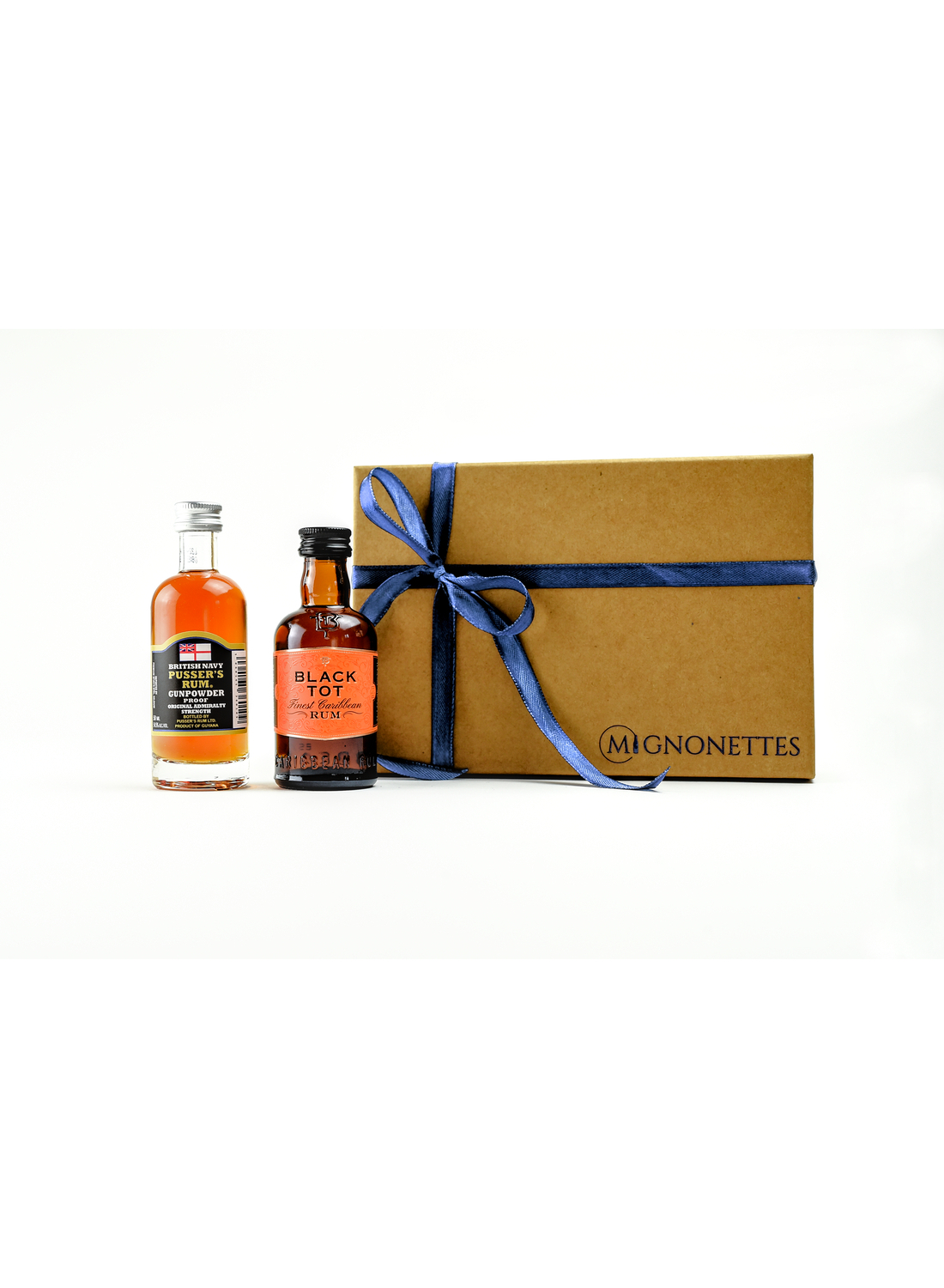 Coffret Rhum Navy & Caraïbes Premium 10 cl - Assortiment de rhums (46,2 % vol. à 54,5 % vol.) | Mignonettes