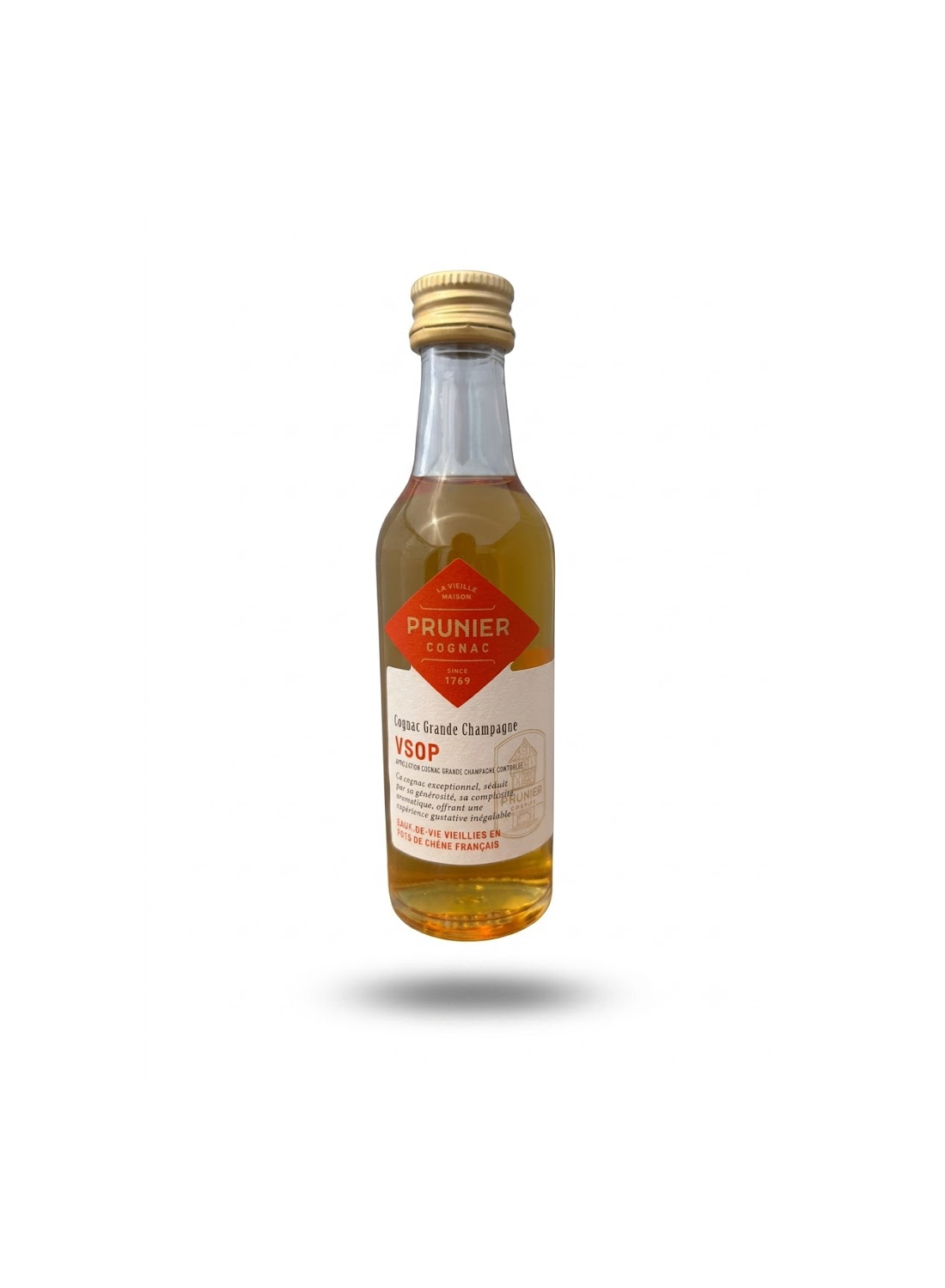 Cognac Prunier VSOP Grande Champagne 5 cl - Cognac (40 % vol.) | Mignonettes