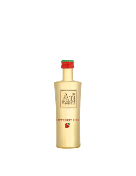 Au Vodka Strawberry Burst 5 cl - Vodka Aromatisée (35 % vol.) | Mignonettes