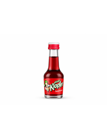 Kleiner Klopfer Sauerkirsch 2 cl : Liqueur saveur griotte (16 % vol.)| Mignonettes