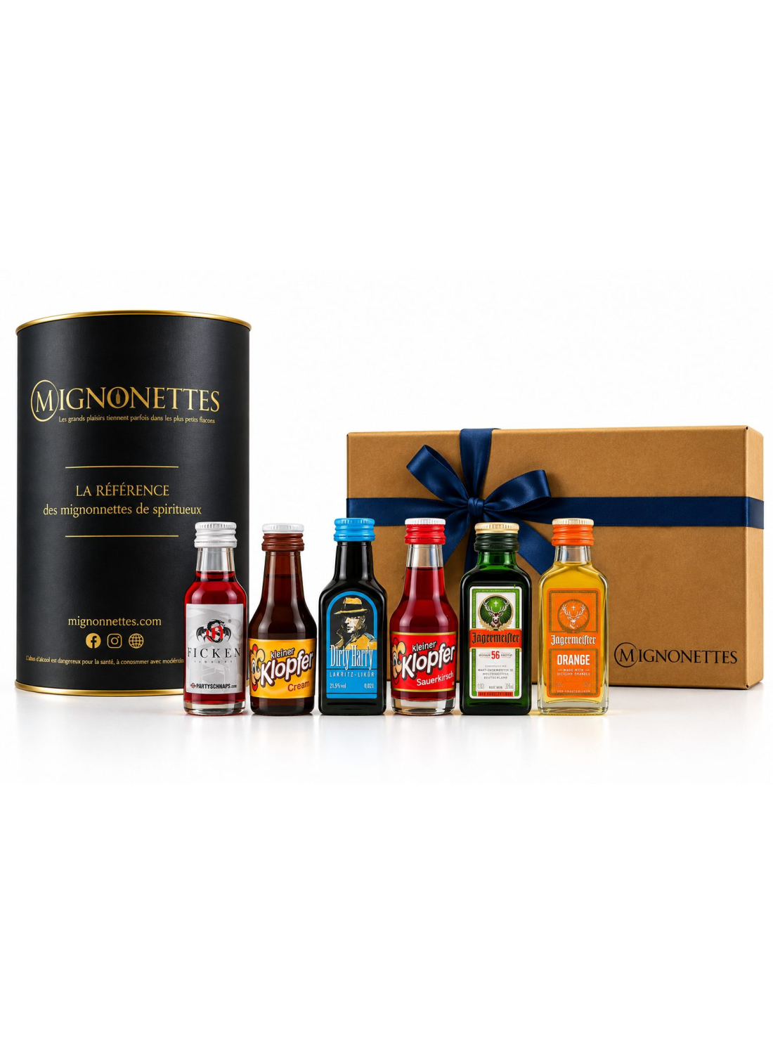 Coffret de 6 mignonettes de liqueurs allemandes  | Mignonettes