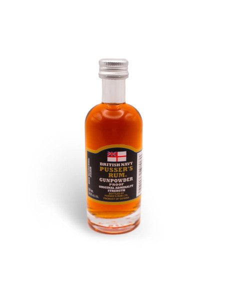 Pusser’s Navy Rum Gunpowder Proof – Rhum traditionnel – 54,5% | Mignonettes